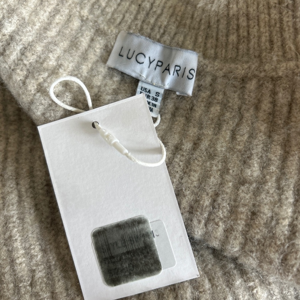Lucy Paris Oatmeal sweater